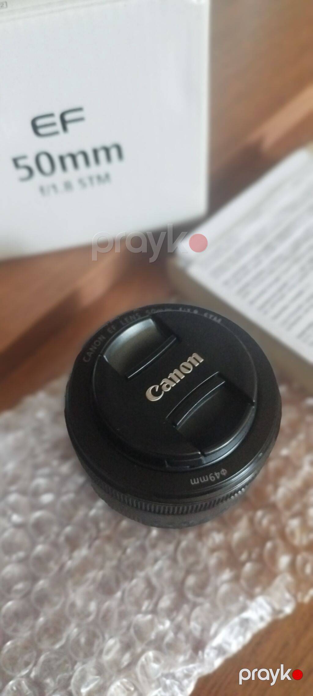 Canon EF 50mm f/1.8 STM obyektiv. Yenidir, istifadə edilməyib — Linzələr və aksesuarlar, Bakı (3)