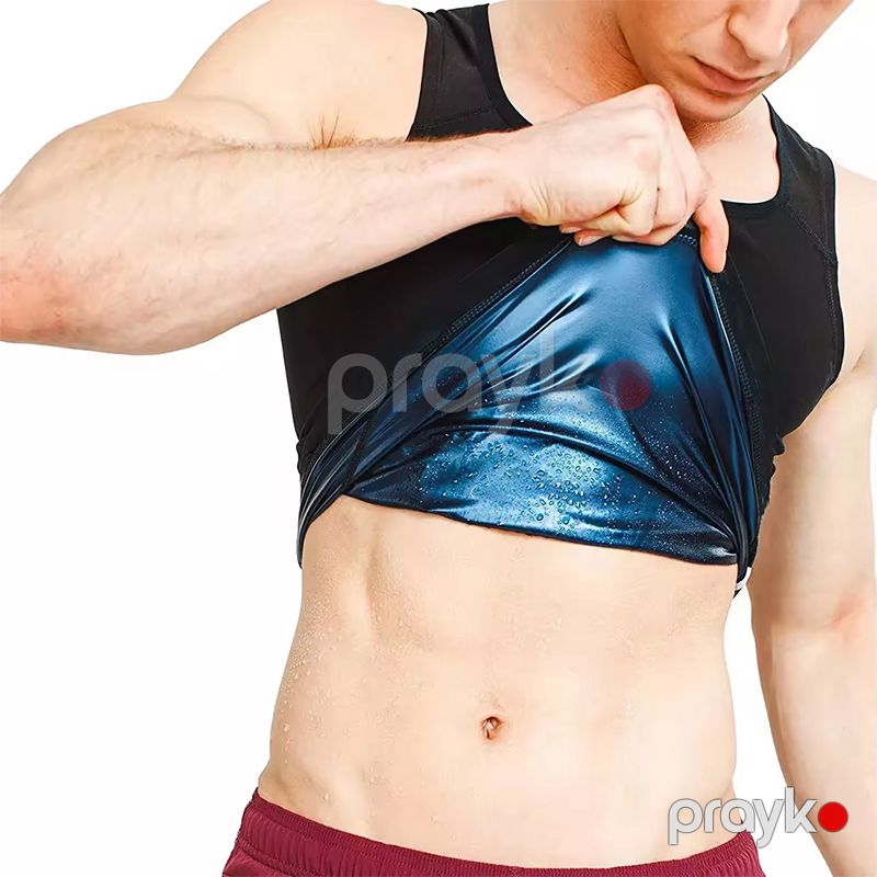 Tərlədici Bədən Formalaşdıran Yağ Əridən T-Shirt Yağ Yandırıcı Sauna jileti Tərlədici İsti İdman Geyimi — Gözəllik və səhiyyə, Bakı (6)