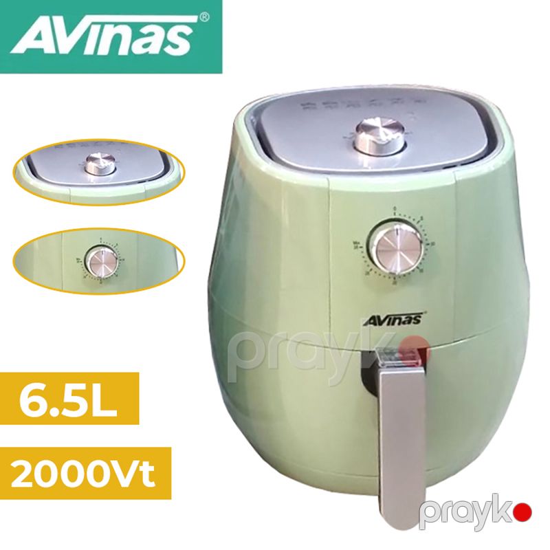 Yüksək Keyfiyyətli Avinas Elektrikli Fritöz 6.5L 2000W Gücə Məxsus Yağsız Firi Qızartma Qazanı Çoxfunksiyalı Fritöz — Digər mətbəx texnikası, Bakı (2)