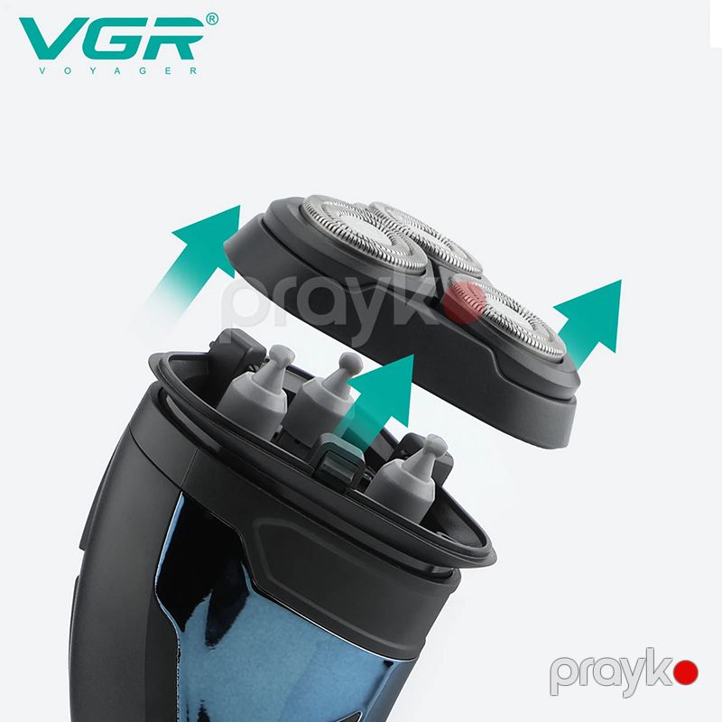 VGR V-322 Yüksək Keyfiyyətli Professional Saqqal Təraş Maşını Trimmer — Usturalar, trimmerler və epilyatorlar, Bakı (5)