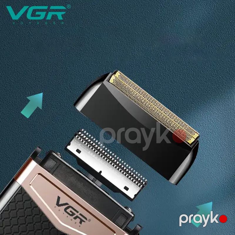VGR-331 Elektrikli Təraş Aparatı Mini Üz Təraş Avadanlığı Yenidən Doldurulan Portativ Trimmer — Usturalar, trimmerler və epilyatorlar, Bakı (5)