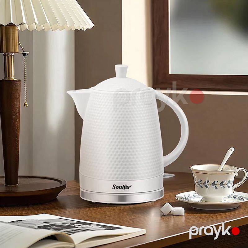 Sonifer SF-2092 Elektrikli Yüksək Keyfiyyətli Çaydan Simsiz Seramik Çaydan 1.8L — Elektrik çaydanları və termoslar, Bakı (2)