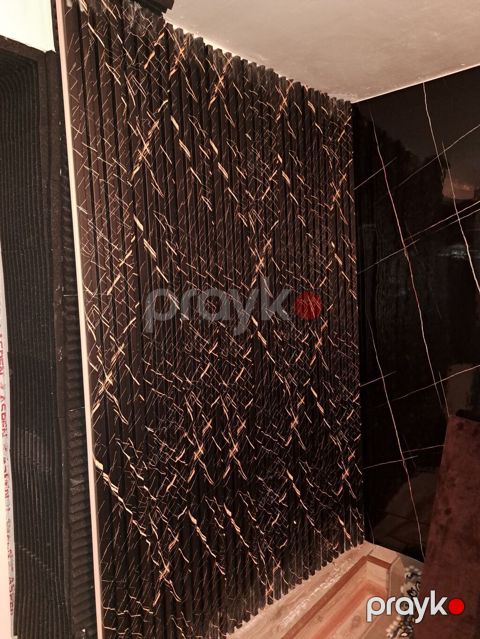 Məhsul: Dekorativ 3D divar panelləri (riblənmiş/lamelli tekstura) — Bakı