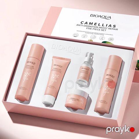 Qulluq üçün kosmetika dəsti No brand (üz kremi + üz losyonu + üz üçün tonik + üz üçün zərdab + üz təmizləyici vasitə) — Bakı