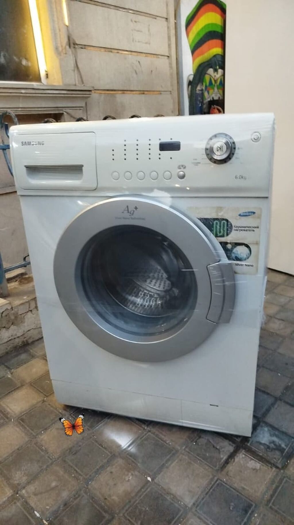 Samsung palyuyan ağ 6 kg 250m çatdirilma pulsuz. Samirə — Çamaşır maşınları, Bakı