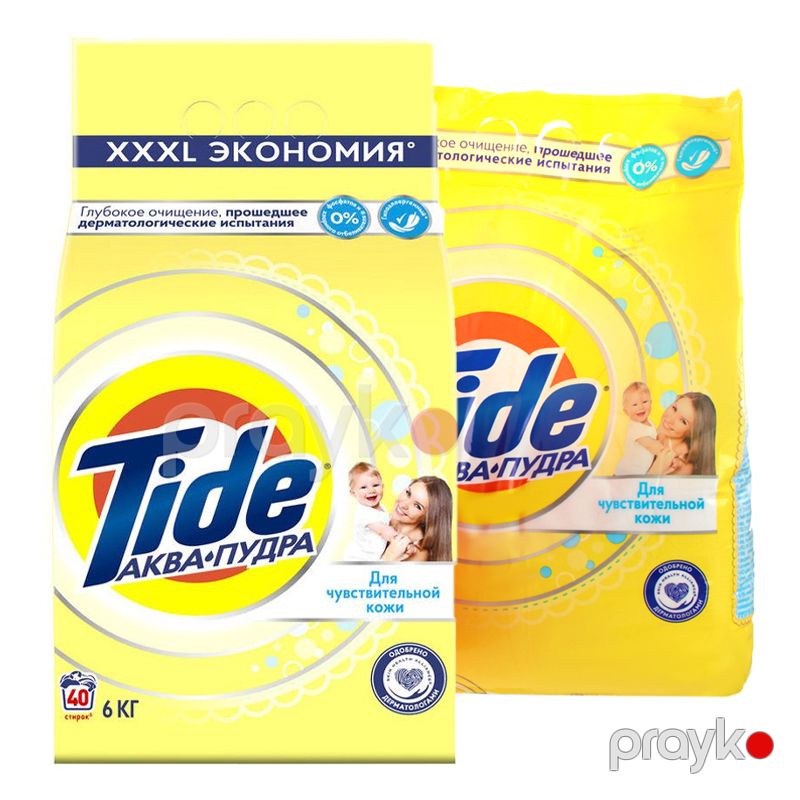 Tide Uşaqlar Üçün Yuyucu Toz Baby Camaşırxana Yuyucuları Avtomatik Yuyucu Toz 6 kq — Mallar, Bakı (5)