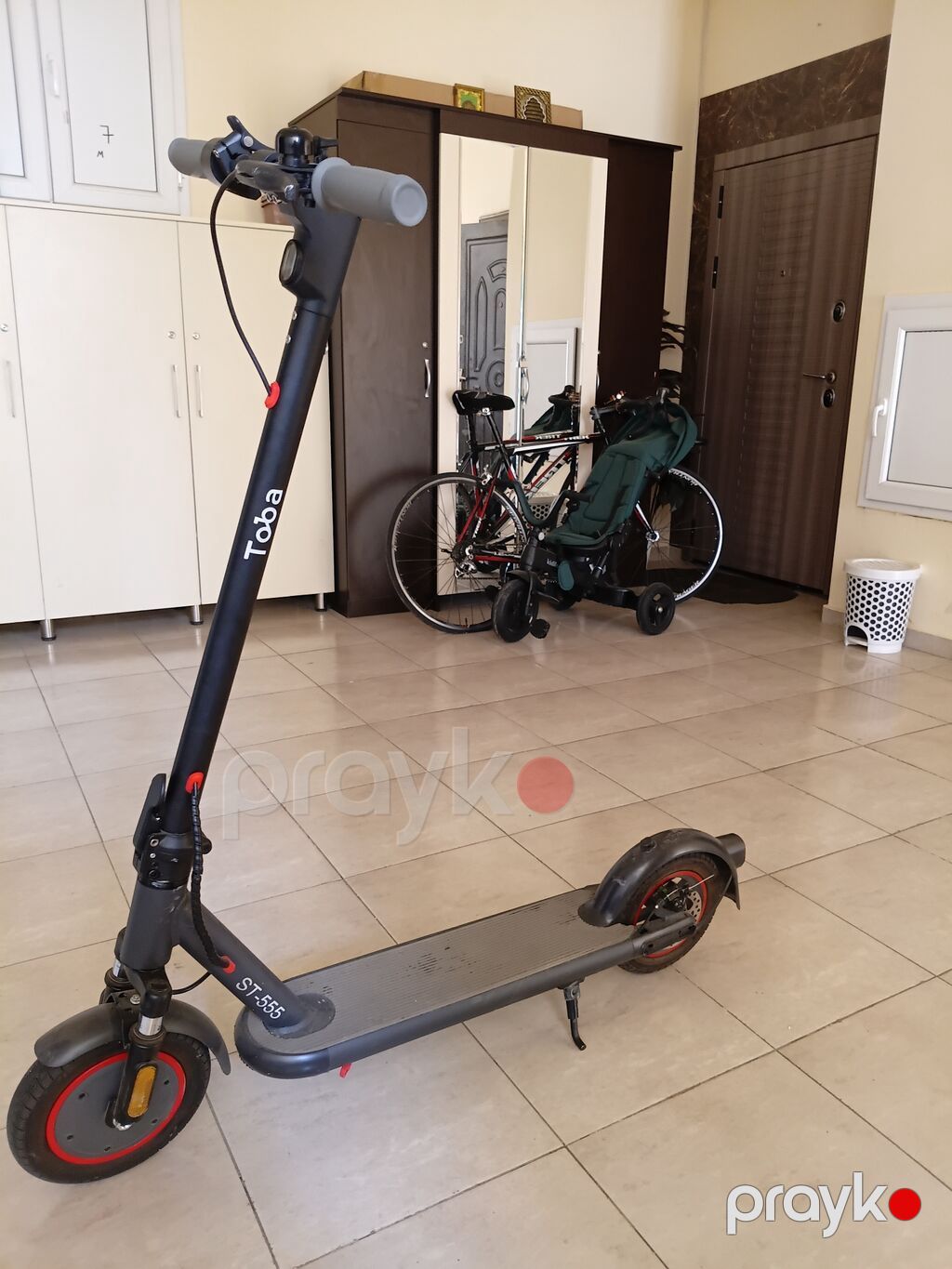 Elektrik skuter – ToBa ST-555 - Güclü ön və arxa təkərlər — Skuterlər, Qobu (2)