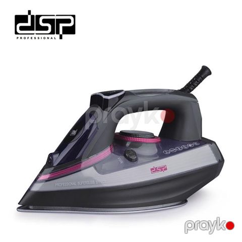 Üstün Keyfiyyətə Malik DSP Buxarlı Ütü 2200W Gücündə Özünü Təmizləmə Funksiyalı İlə Peşəkar Buxar Ütüsü 220V — Bakı