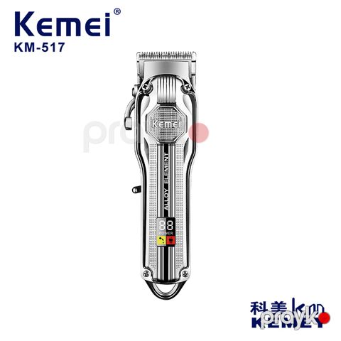 Kemei Km-517 - Trimmer Yüksək Güclü Trimmer USB Rəqəmsal Ekran Elektrikli Saç Qırxan Maşın — Bakı