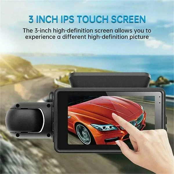 A68 Avtomobil BlackBOX DVR Dual Lens Full HD 1080 2 kameralı avtomobil videoregistratoru — Mallar, Bakı (5)