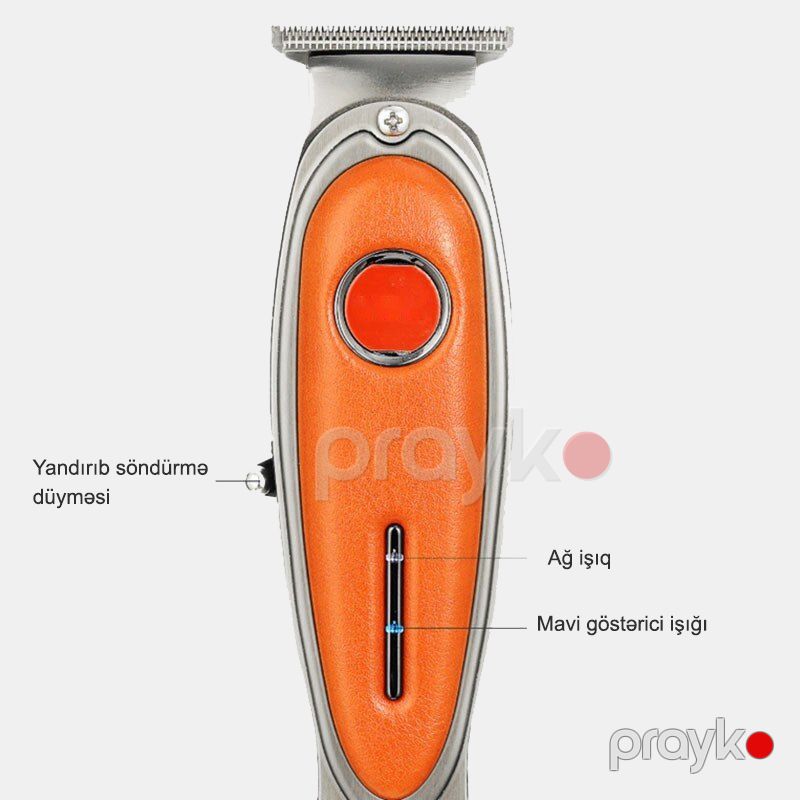 VGR V-262 Elektrikli Saç Kəsmə Aləti Paslanmayan Polad Bıçaqlı Trimmer — Usturalar, trimmerler və epilyatorlar, Bakı (8)