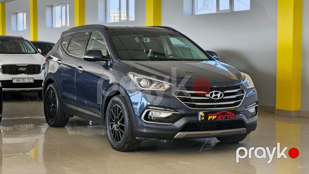 Hyundai Santa Fe, 2.0 L, 2017 il, 166 000 km 77-UQ-957 — Avtomobillər, Bakı (6)