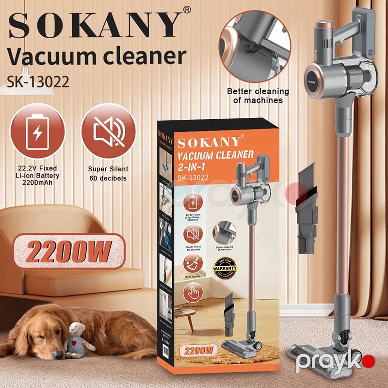 Sokany SK-13022 Simsiz Tozsoran Şaquli Əl Tozsoranı Portativ Tozsoran — Tozsoran, Bakı (6)