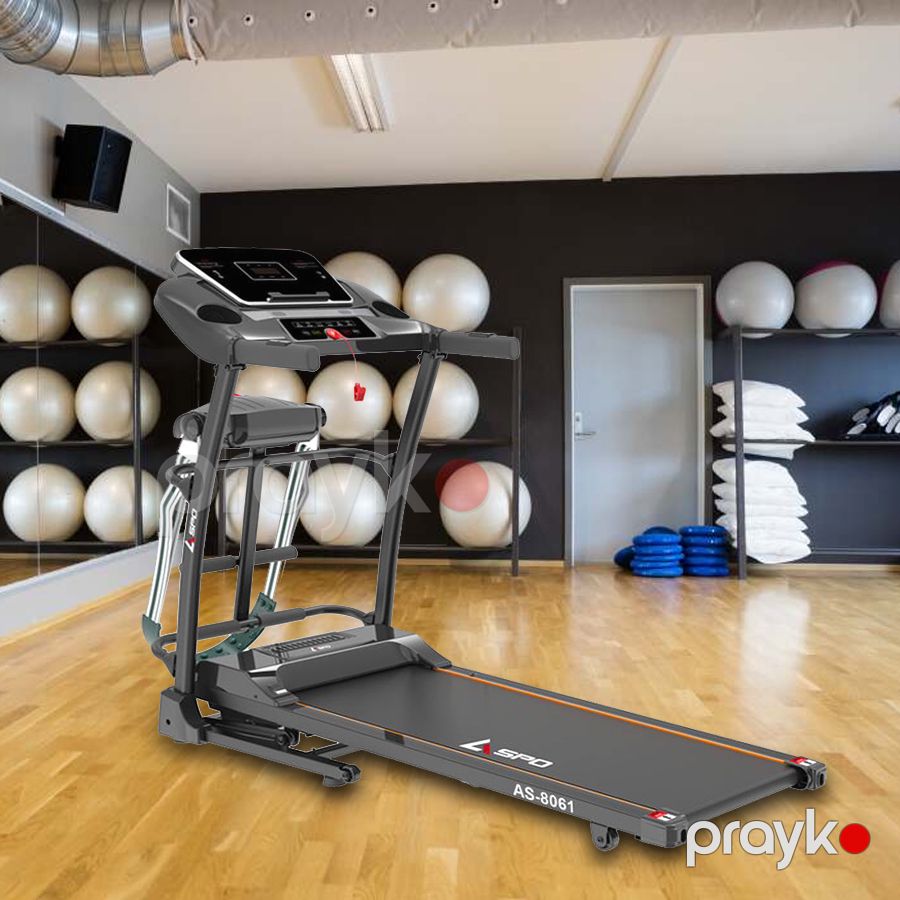 3 Səviyyəli Funksional Dağ Rejimli Aspo AS-8061 100kq Qatlana Bilən Qaçış Aparatı — Fitness və simulyatorlar, Bakı (2)