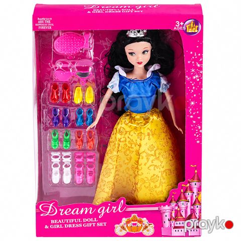 Dream Girl Şahzadə Gəlincik Dəsti Aksesuarlarla — Bakı