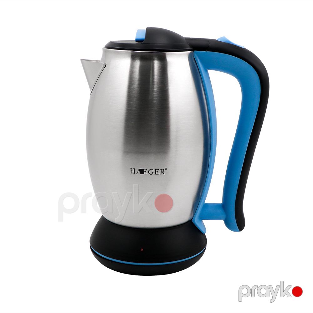 Haeger Elektrikli Çaydan, Kettle 220V Elektrikli Su Qızdırıcısı 2L Tutumlu Paslanmaz Polad Çaydan Mətbəx Avadanlıqları — Elektrik çaydanları və termoslar, Bakı (2)