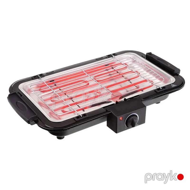 Hausberg Electric Barbecue HB-530 Electric Grill Elektrikli Barbekü Tüstüsüz Elektrikli Qril Yapışmayan Örtüklü Manqal — Soba və qrillər, Bakı (6)