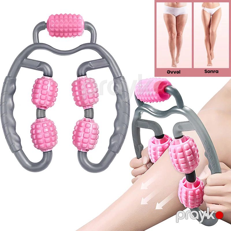 Qısqaclı Fitness Ayaq Masaj Aləti 360° Qol Ayaq Boyun Masajı Üçün Miyofasiyal Masaj Roller Əzələ Rahatlığı üçün Masaj Aləti — Fitness və simulyatorlar, Bakı (2)