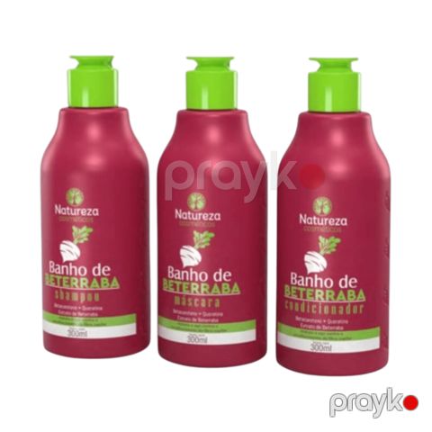 Saç üçün kosmetika dəsti Natureza Banho de Beterraba Kit — Bakı