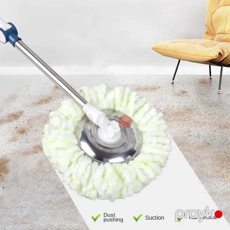 Döşəmə Təmizləyici Vedrə Dəsti 360° Mikrofiber Mop Başlığı Fırlanan Döşəmə Təmizləyici Mop 700ml Bs-008 — Mallar, Bakı (3)
