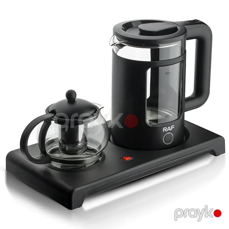 Premium Brend RAF Çaydanı 1.8L + 0.6L Çaydan Dəsti 1500W Gücündə RAF Şüşə Çaydan Dəsti R.7855 — Elektrik çaydanları və termoslar, Bakı (2)