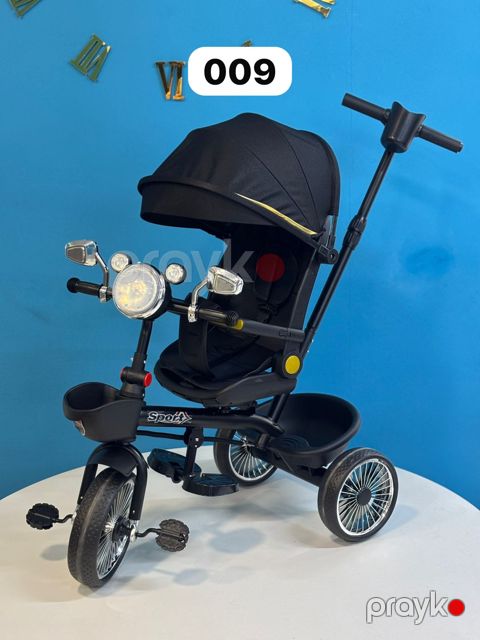 Uşaq üçtəkərli velosipedi N9947, qara — Bakı