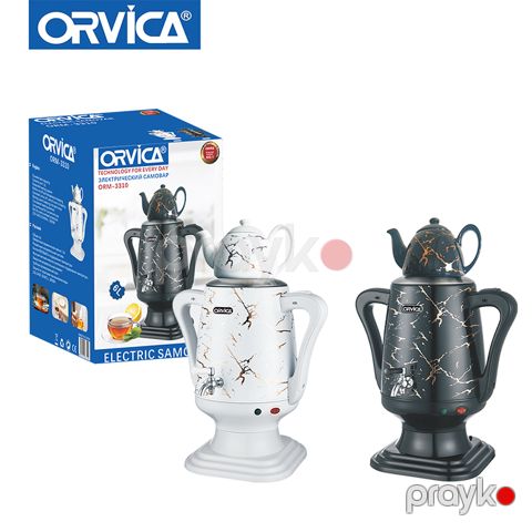 Orvıca Polad Samovar Dəsti 5L, Temperatur Nəzarət Edilən Portativ Samovar Dəsti ORM-3310 — Bakı