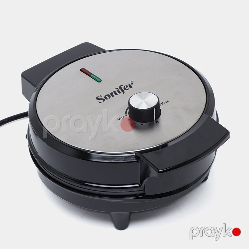 Dondurma Vafliləri Üçün Vafli Hazırlayıcı Toster Sonifer SF-6094 1000W Gücə Məxsus Portativ Wafle Hazırlayıcı Toster — Toster və vaflyasıcı, Bakı (3)