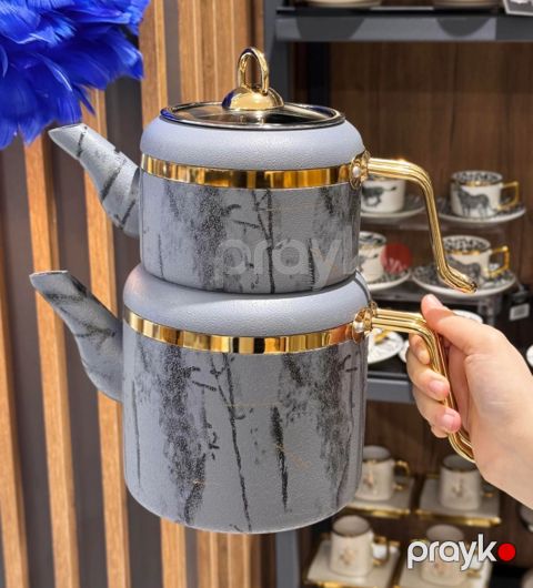 Çaydan dəsti Özlife, qranit, boz, 1.4/2.2 l, 2 əd — Bakı