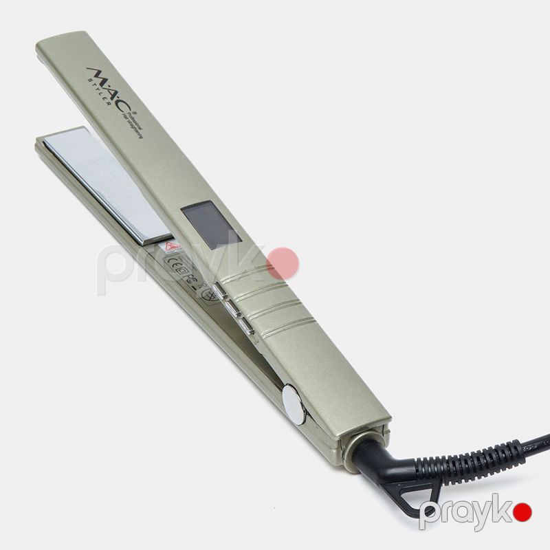 MAC MC-5519 Saç Düzləşdiricisi M.A.C Styler MC-5519 Keratin Mac Styler Peşəkar LCD ekran saç düzləşdirici — Fən, Bakı (2)