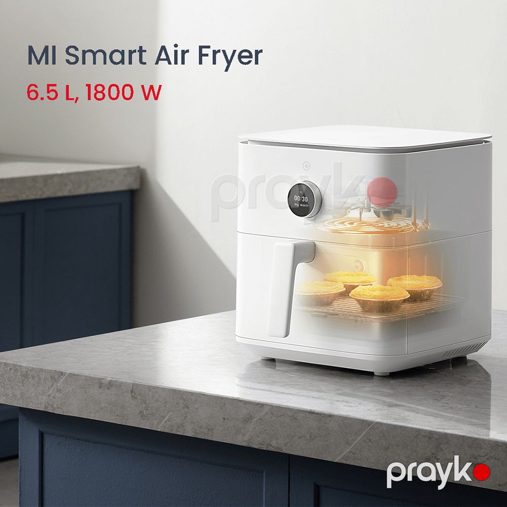 Xiaomi Smart Air Fryer 6.5L Hava Fritöz 1800W 100 Resept OLED Displey Tənzimlənən Temperatur 40°C - 220°C — Digər mətbəx texnikası, Bakı (6)