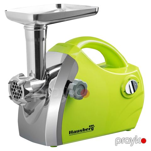 Ətçəkən Maşın Hausberg HB-3430VR Paslanmaz Polad 1800W Mis Mühərrik Yaşıl — Bakı