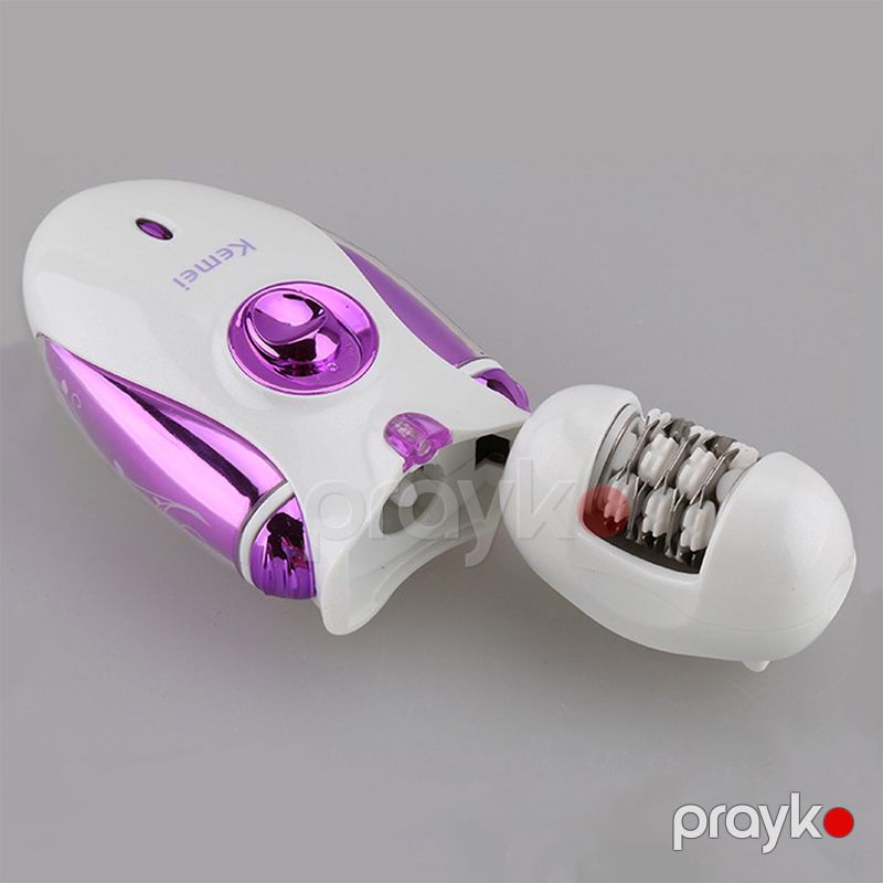 4-ü 1 Arada Elektrikli Ağrısız Epilator Qadınlar Üçün Təkrar Doldurula Bilən Protativ LED İşıqlı Ağıllı Epilyator Ayaq Təraş Aləti — Usturalar, trimmerler və epilyatorlar, Bakı (2)