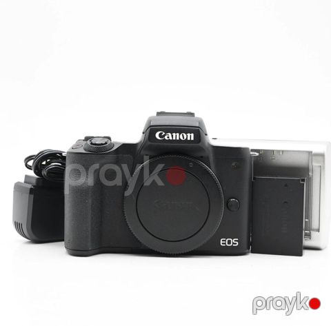 Canon EOS M50 gövdə (EF-M montaj) Sensor: 24.1 MP Aps-c Cmos — Xırdalan