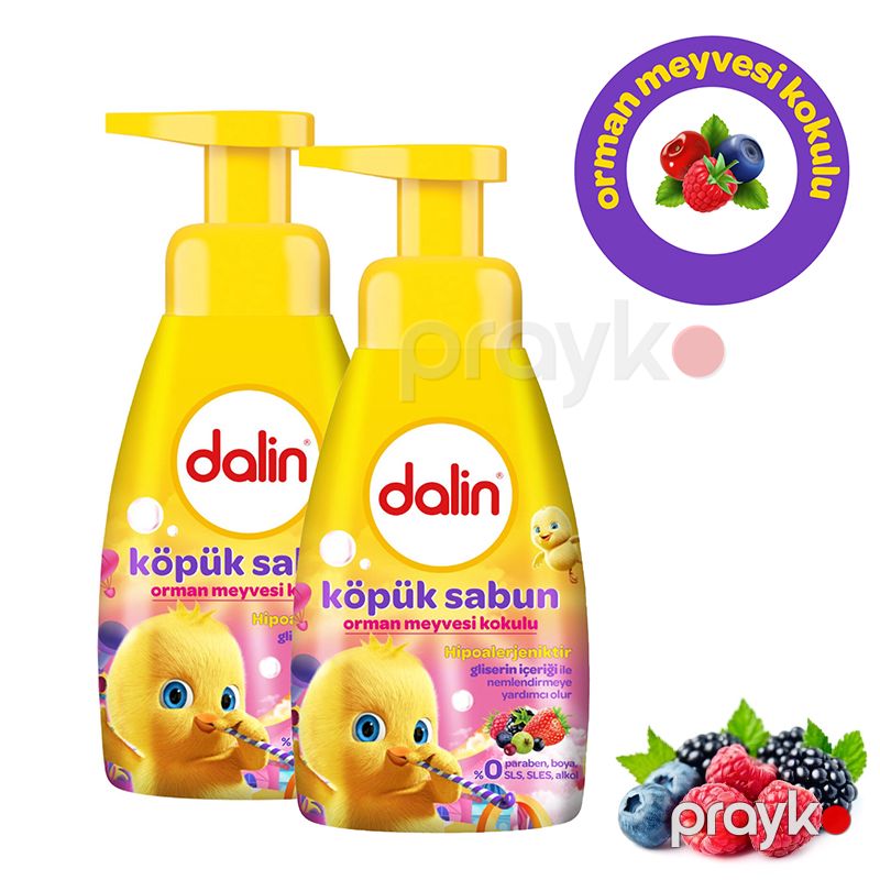 Dalin Orman Meyveli Köpük Sabun 200 Ml Köpük Sabun Uşaqlarınız Üçün Dalin Köpük Sabun 0% Paraben Boya — Gözəllik və səhiyyə, Bakı (6)