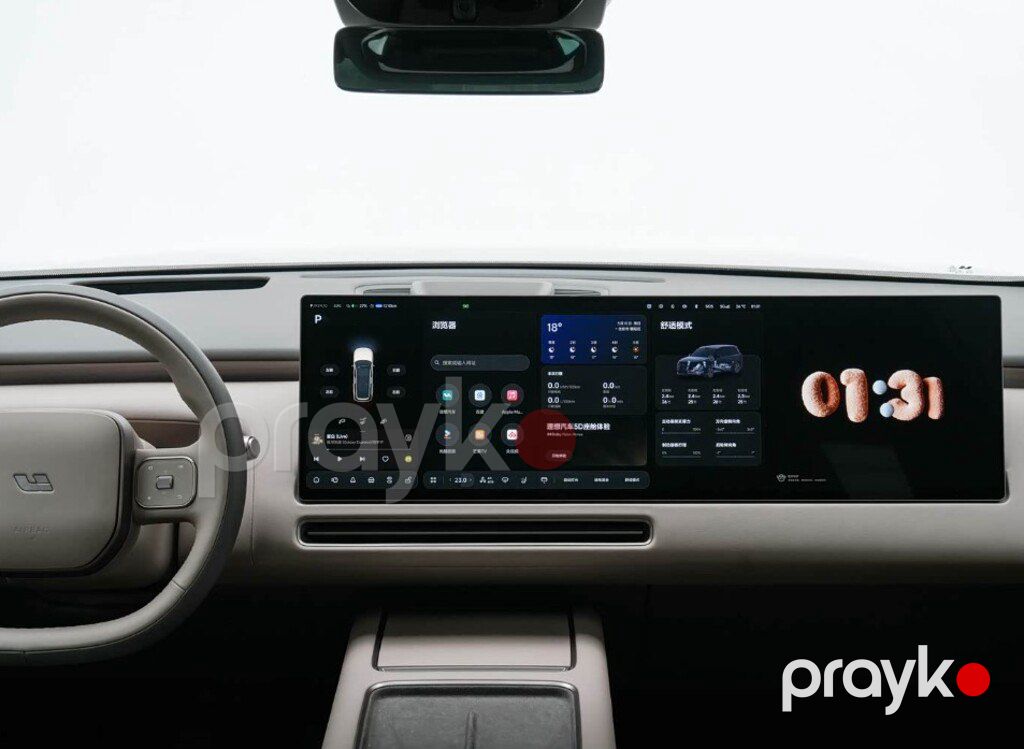 Li Auto L9, 1.5 L, 52.3 kWh, 2026 il, yeni — Avtomobillər (11)