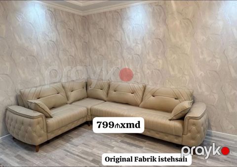 Künc divan – “Original Fabrik istehsalı” Model: L‑şəkilli künc — Sumqayıt
