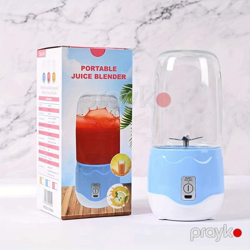 İstifadəsi Asan Portativ Kokteyl Blenderi USB Elektrikli Simsiz Meyvə Qarışdırıcı Blender 400ml Tutumuda Smoothies Shakes — Ev texnikası, Bakı (6)