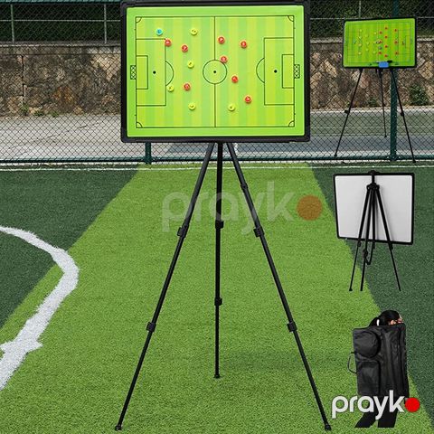 Futbol Taktika Lövhəsi Alüminium Çərçivəli Böyük Taktik Lövhə 615*460mm Tənzimlənən Strategiya, Məşq Lövhəsi — Bakı