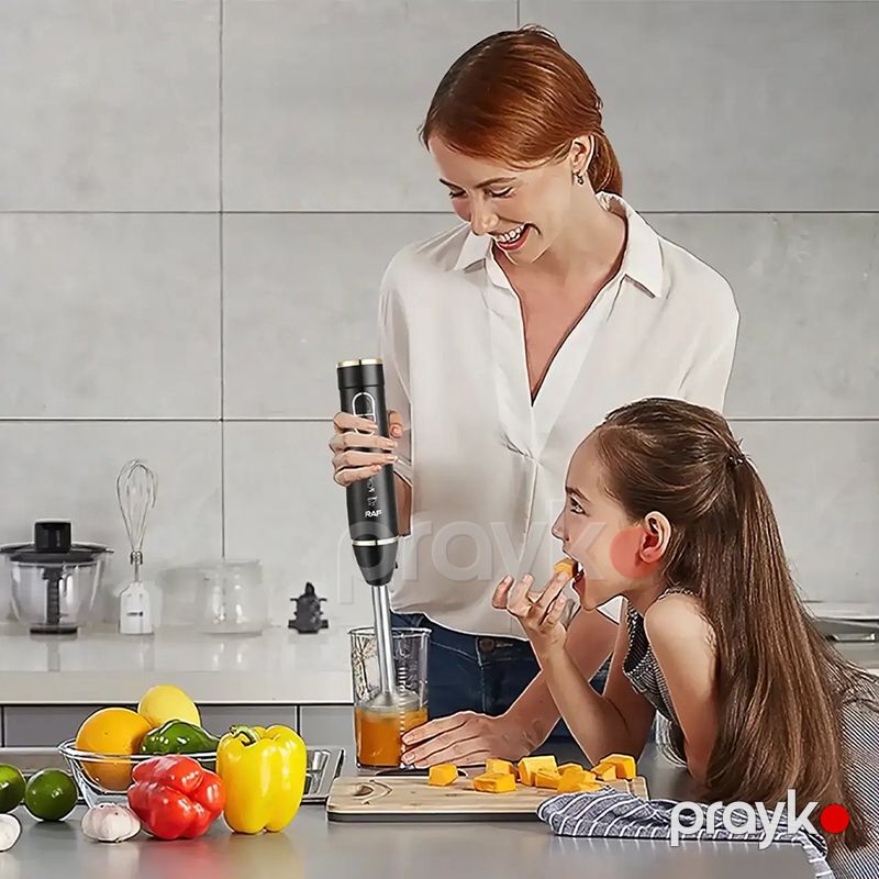 RAF R.313 Çoxfunksiyalı Elektrikli Əl Blenderi 2 Sürətli Mətbəx Blenderi 500W — Blenderlər, xırdalayanlar və mikserlər, Bakı (4)