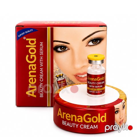 ArenaGold Beauty Cream with Serum – Ləkə Əleyhinə Üz Kremi və Serum Dəsti — Bakı