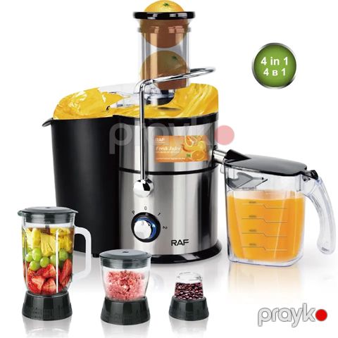 Çoxfunksiyalı 4-ü 1-də Böyük Ağızlı Şirəçəkən Blender Yüksək Güclü Peşəkar Mətbəx Kombaynı Tərəvəz Şirə Çıxarıcı Üyüdücü Blender Dəsti — Bakı