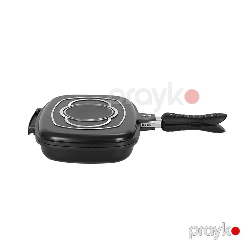 Sonifer SF-1112 Aliminium Tökmə Tava İki Tərəfli Yapışmaz Tava Çoxfunksiyalı Qızartma Tavası — Qablar və mətbəx əşyaları, Bakı (2)