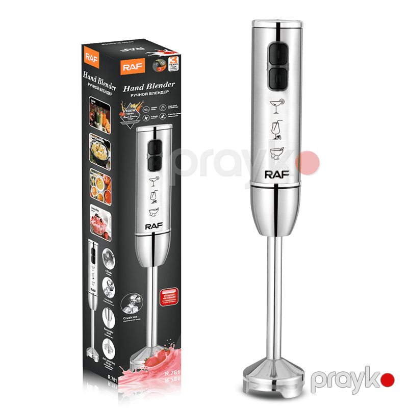 RAF R.781 - Əl Blenderi, 1600 W, Paslanmayan Polad Bıçaqlar — Blenderlər, xırdalayanlar və mikserlər, Bakı (5)