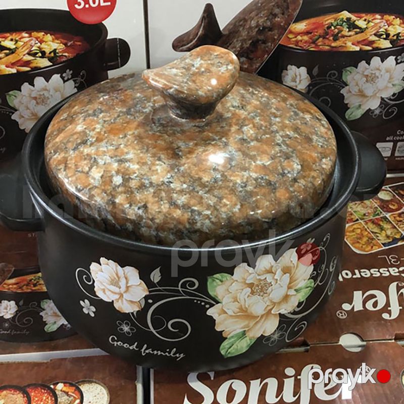 Sonifer SF-1106 Keramika Qazan Yüksək Temperatura Davamlı Qazan — Qablar və mətbəx əşyaları, Bakı (3)