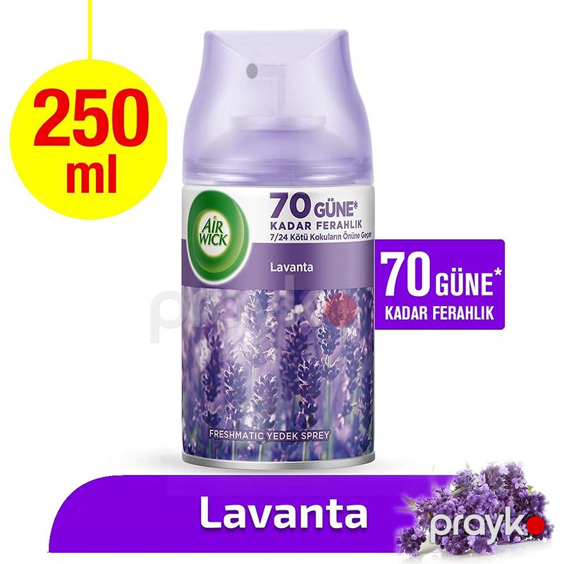Air Wick Lavanta Oda Sprey 250 ml Reckitt Air Wick Freshmatic Lavanta Yedek Sprey — Mallar, Bakı (3)