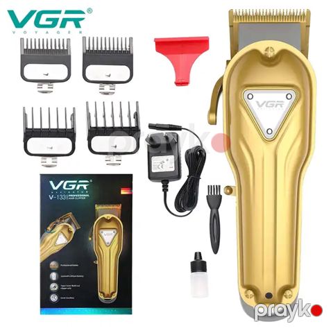 VGR Peşəkar Saç Kəsici Maşın VGR Təkrar Doldurulan Yüksək Güclü Saç Kəsmə Maşını 20W Professional Təraş Maşını — Bakı