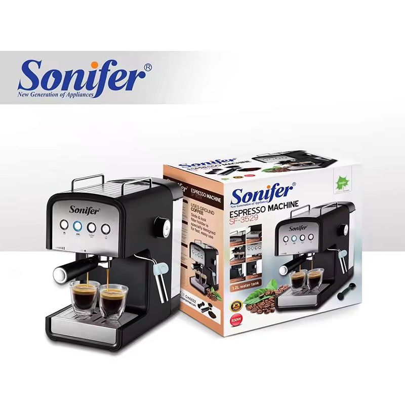 Sonifer SF-3529 Çoxfunksiyalı Qəhvə Maşını Yüksək Keyfiyyətli Kappuçino Espresso Kofe Hazırlayan Aparat 850 W — Digər mətbəx texnikası, Bakı (8)