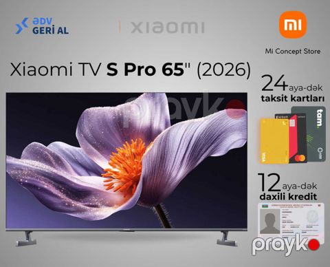 Televizor Xiaomi TV S Pro 65" 2026 — Bakı