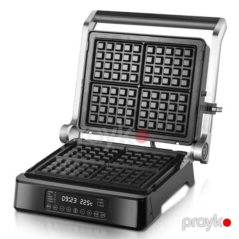 Rəqəmsal RAF Steak Machine & Grill Toster R.535 1800 Vatt 220v 50Hz Gümüş Yapışmayan Örtüklü Metal Qril Toster — Toster və vaflyasıcı, Bakı (2)